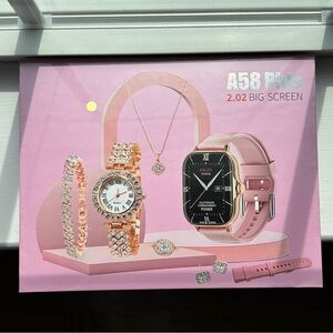 A58 Plus Smartwatch Set NEW